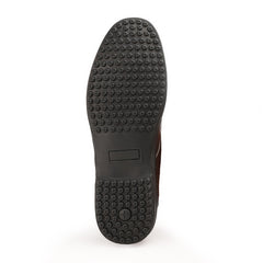 Chamda Men’s Dark Brown Formal Leather Lace-Up Shoes