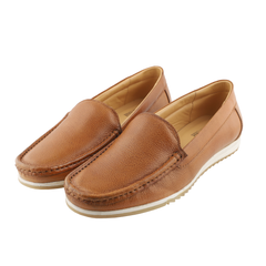 Chamda Women’s Brown Slip-On Loafers