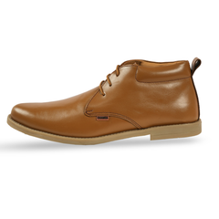 Chamda Men’s Tan Leather Ankle Boots