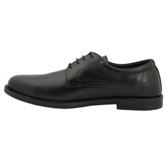 Chamda Men’s Black Formal Leather Lace-Up Shoes