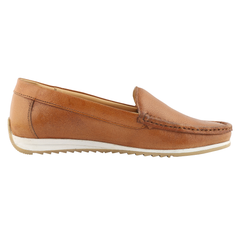 Chamda Women’s Brown Slip-On Loafers