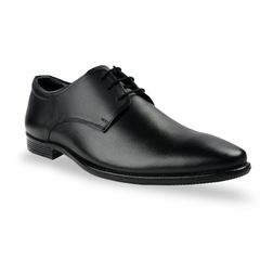 Chamda Men’s Lace-Up Formal Genuine Leather Shoes – Black