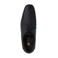 Chamda Men’s Black Formal Leather Lace-Up Shoes