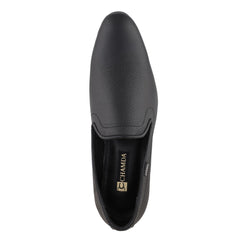 Chamda Men’s Black Formal Leather Loafers
