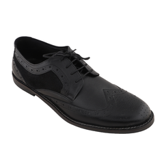 Chamda Premium Leather Brogue Lace-Up Formal Shoes for Men