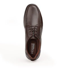 Chamda Men’s Dark Brown Formal Leather Lace-Up Shoes