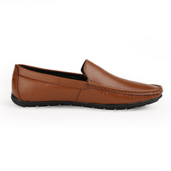 Chamda Men’s Brown Slip-On Loafers
