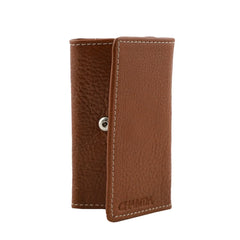 Chamda Tan Leather Keypouch Key Case