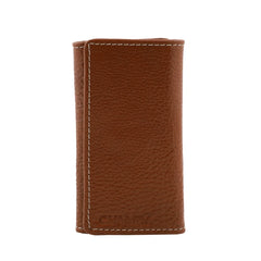 Chamda Tan Leather Keypouch Key Case