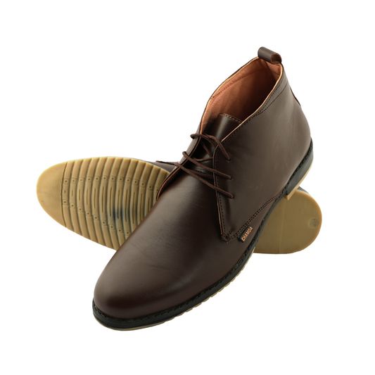 Chamda Classic Leather Chukka Boots for Men