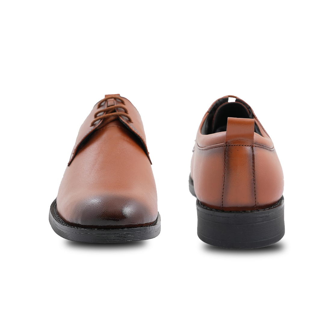 Chamda Men’s Tan Brown Formal Lace-Up Shoes