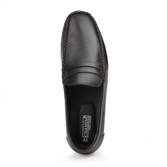 Chamda Men’s Premium Leather Loafers – Black
