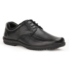 Chamda Men’s Black Formal Leather Lace-Up Shoes