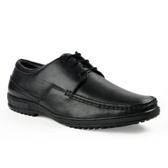 Chamda Men’s Black Formal Leather Lace-Up Shoes