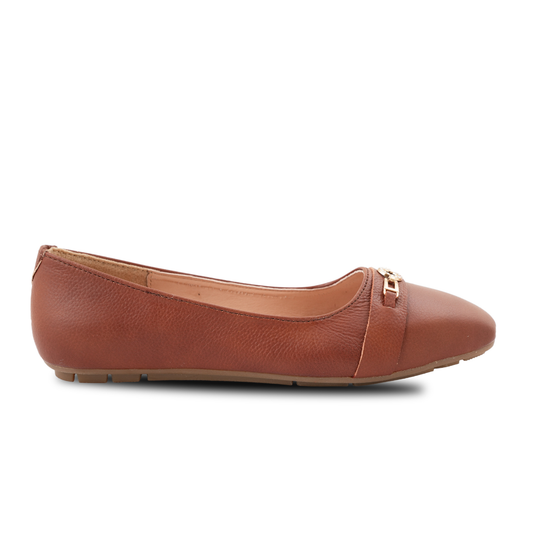 Chamda Women’s Brown Ballet Flats