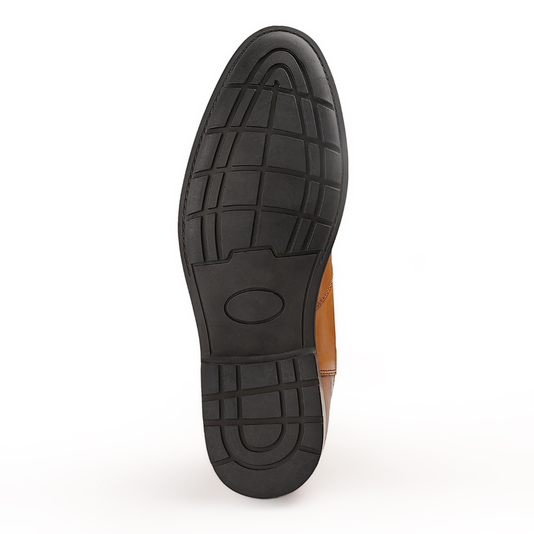 Chamda Classic Tan Leather Chelsea Boots for Men
