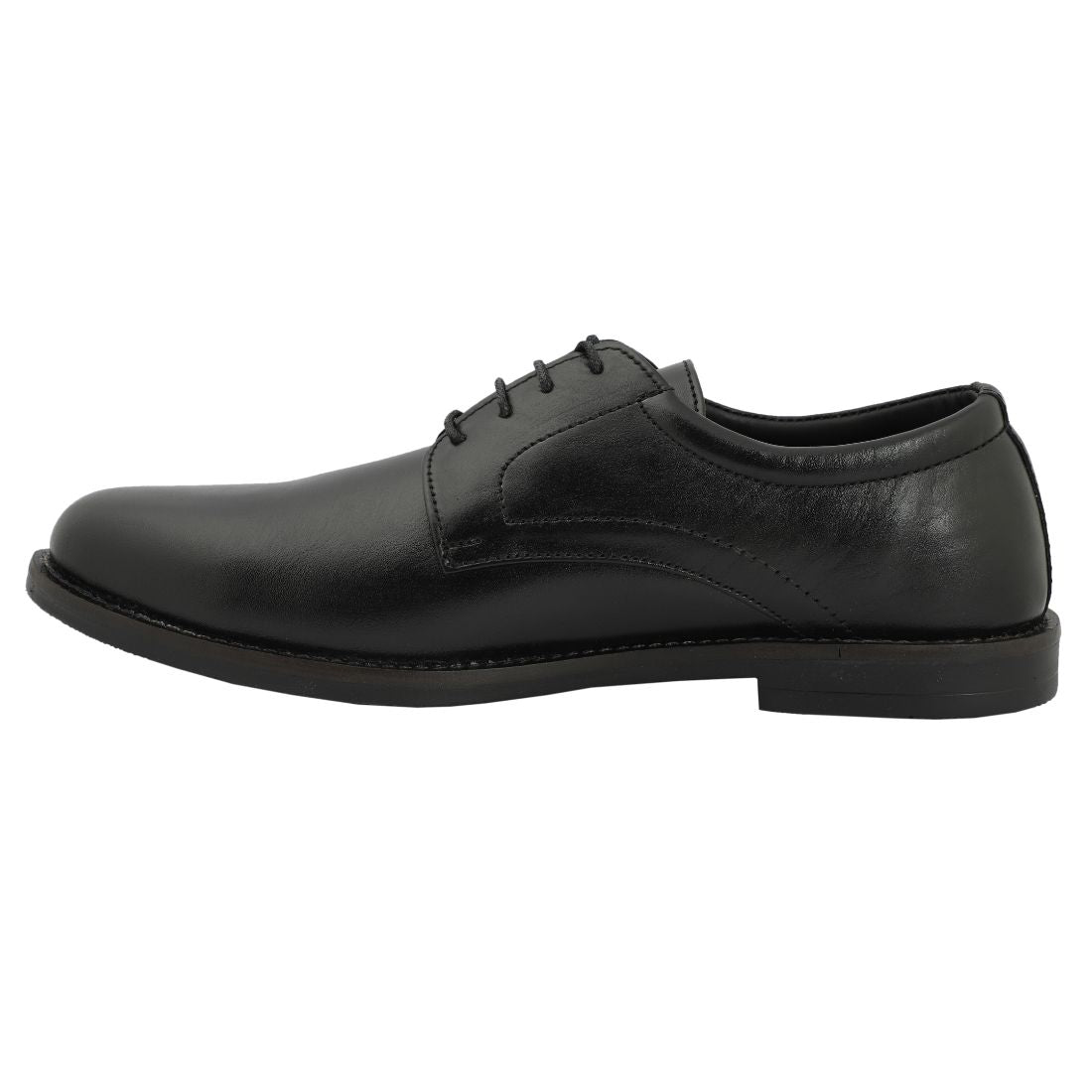 Chamda Men’s Black Formal Leather Lace-Up Shoes