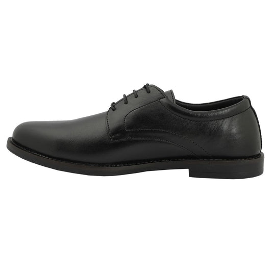 Chamda Men’s Black Formal Leather Lace-Up Shoes