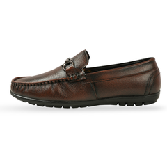 Chamda Men’s Dark Brown Horsebit Loafers