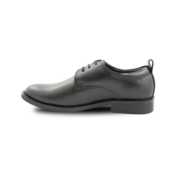 Chamda Classic Black Leather Lace-Up Formal Shoes
