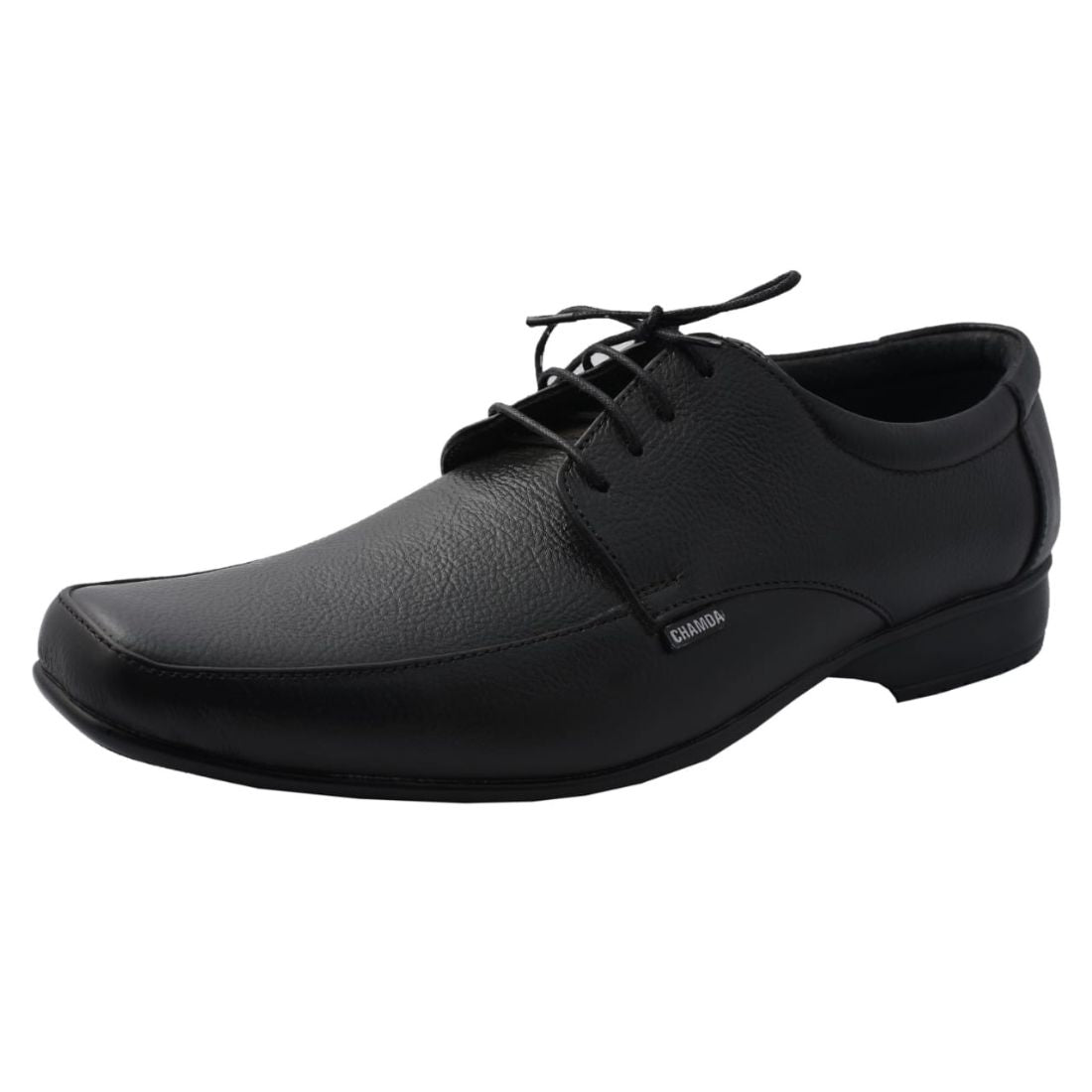 Chamda Men’s Black Formal Leather Lace-Up Shoes