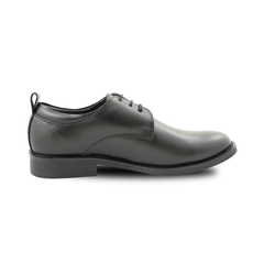 Chamda Classic Black Leather Lace-Up Formal Shoes