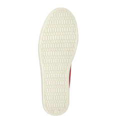 Chamda Men’s Red Lace-Up Casual Shoes