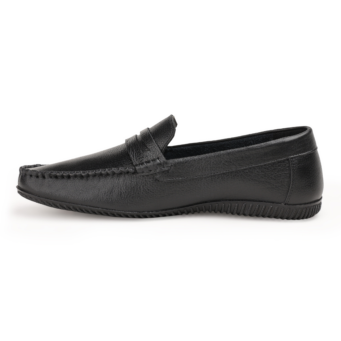 Chamda Men’s Premium Leather Loafers – Black
