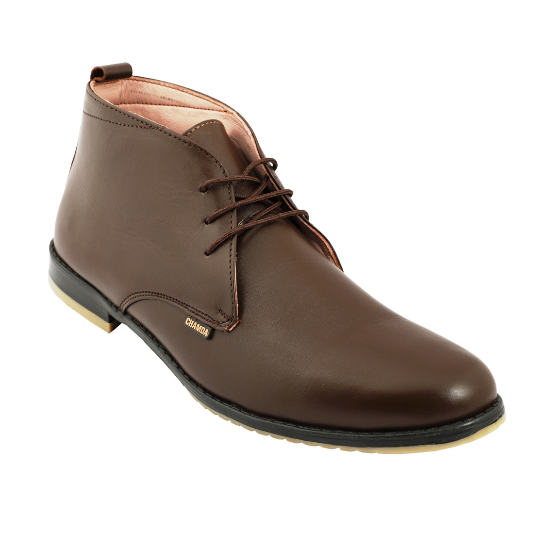 Chamda Classic Leather Chukka Boots for Men