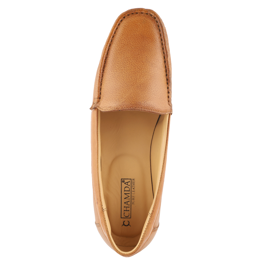 Chamda Women’s Brown Slip-On Loafers