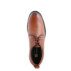 Chamda Men’s Tan Brown Formal Lace-Up Shoes