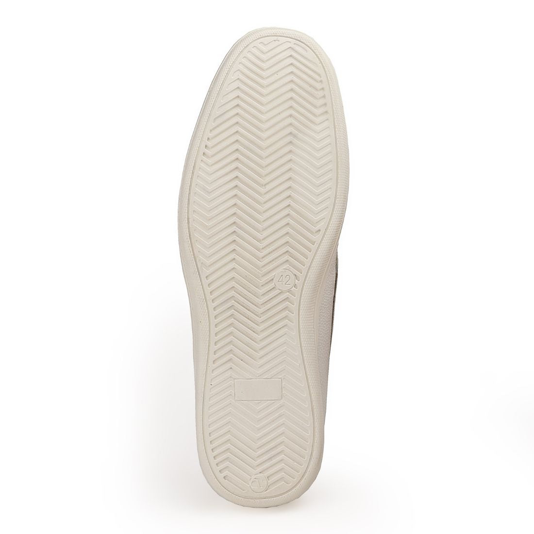 Chamda Men’s White Formal Leather Slip-On Shoes