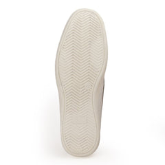 Chamda Men’s White Formal Leather Slip-On Shoes