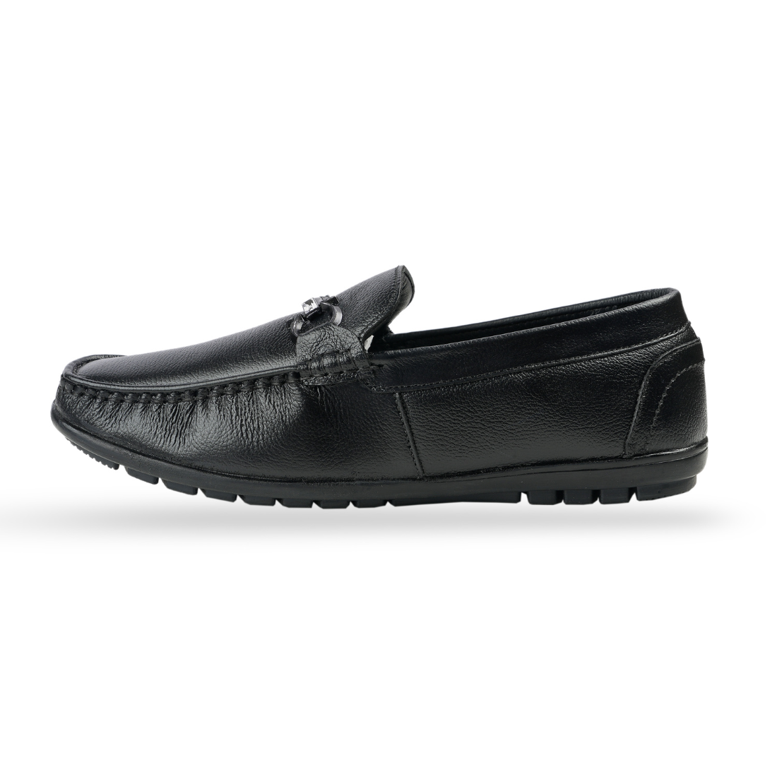 Chamda Men’s Black Horsebit Loafers