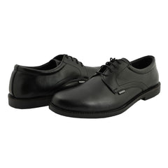 Chamda Men’s Black Formal Leather Lace-Up Shoes