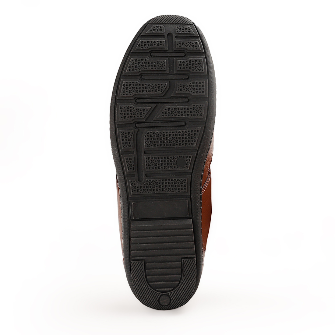 Chamda Men’s Brown Leather Slip-On Sandal Shoes