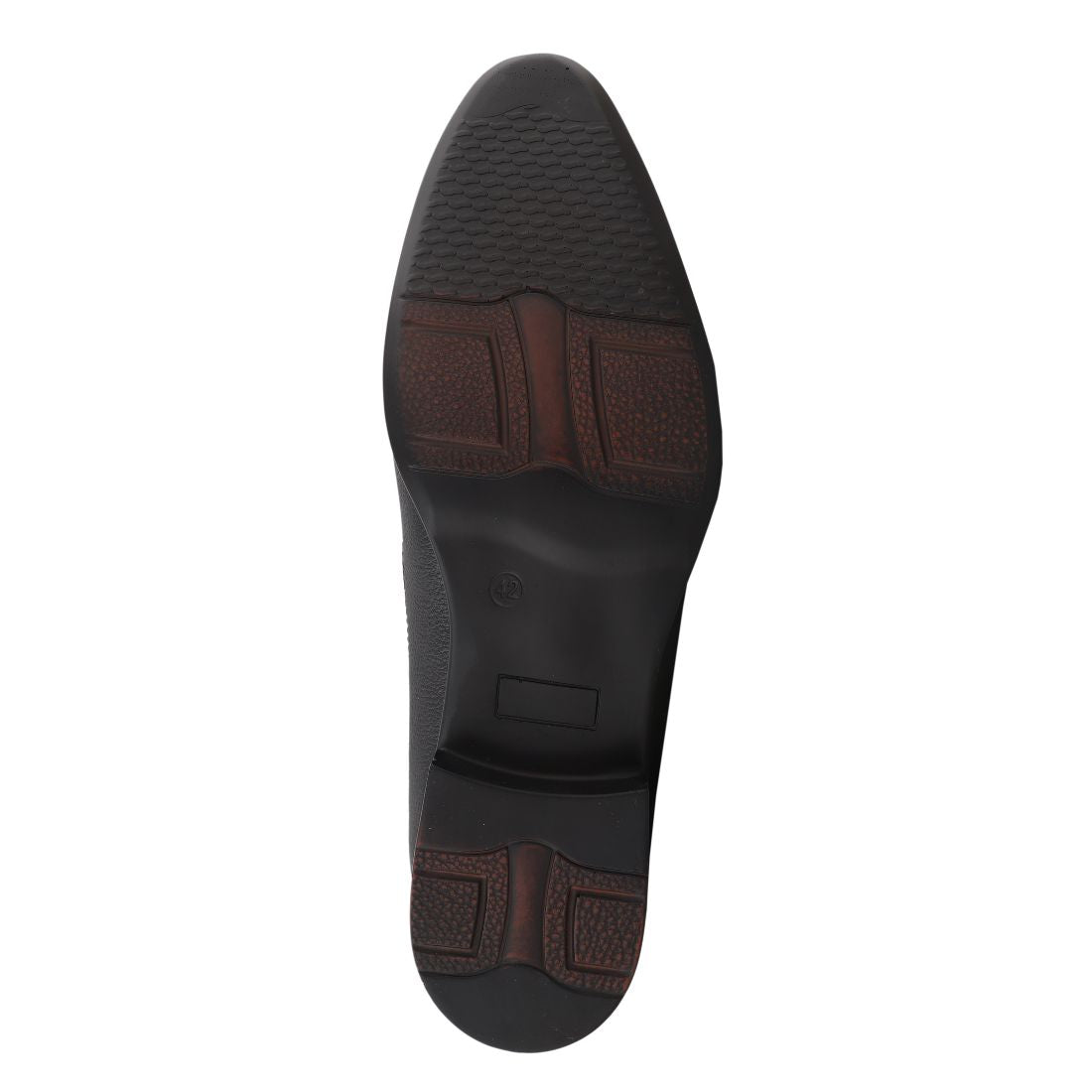 Chamda Men’s Black Formal Leather Slip-On Loafers