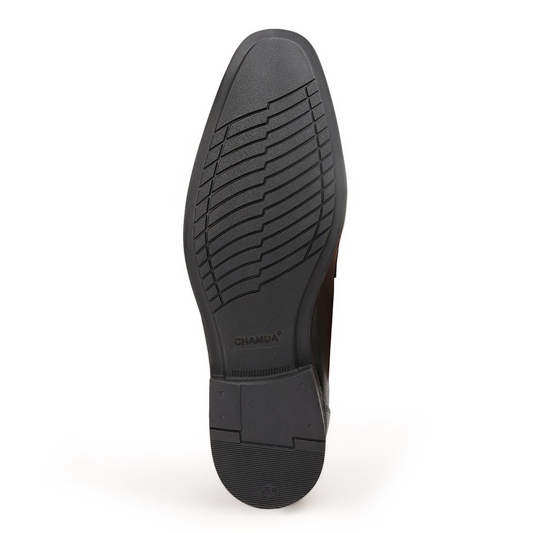 Chamda Men’s Black Formal Leather Penny Loafers