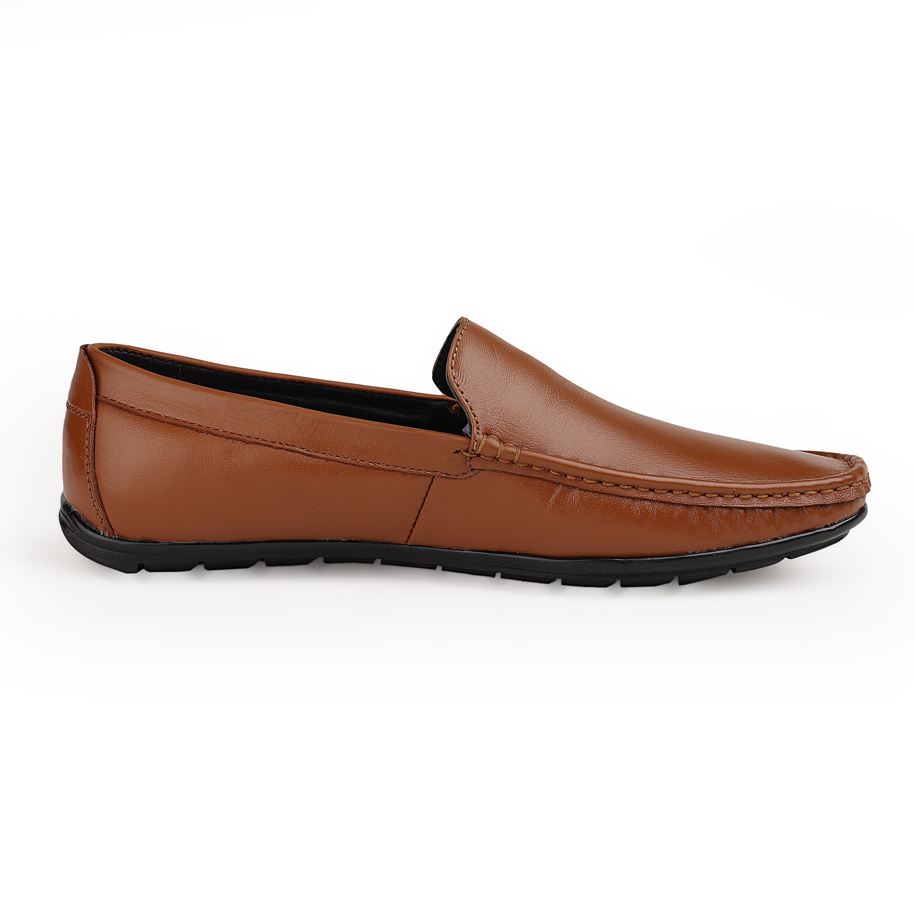 Chamda Men’s Brown Slip-On Loafers