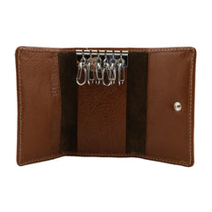 Chamda Tan Leather Keypouch Key Case